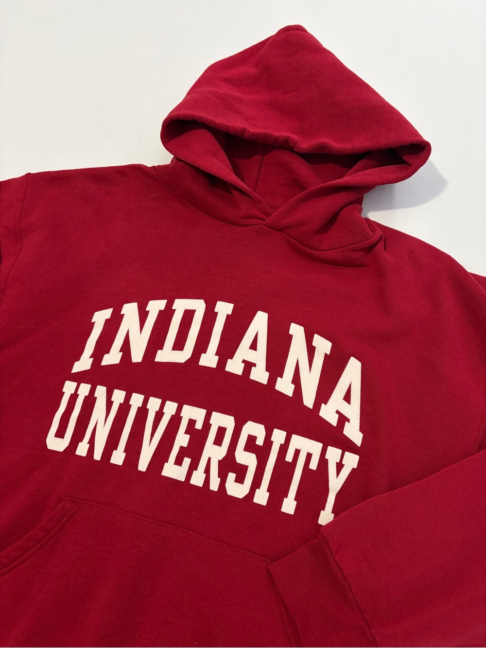 VTG Russell Athletic Indiana University IU Sweatshirt Mens Medium Red Y2K